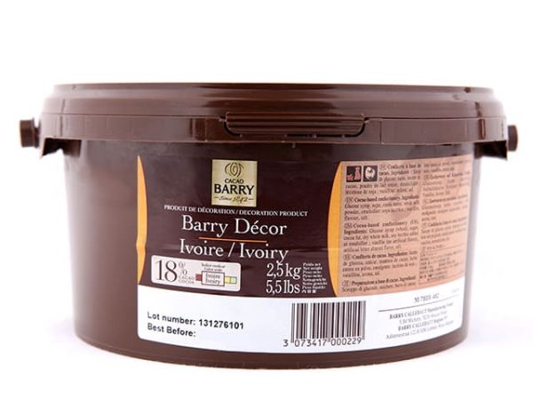 BARRY DECOR CHOCOLATE 30% 2.5KG